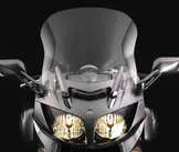 National Cycle Fairing Mount V-Stream Windscreen Windshield 22.2in. Clear