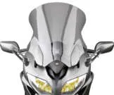 National Cycle Fairing Mount V-Stream Windscreen Windshield 20.25in. Smoke
