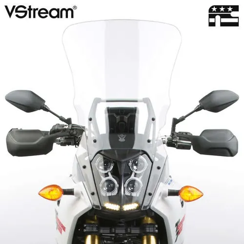 National Cycle Fairing Mount V-Stream Windscreen Windshield 18in. Clear