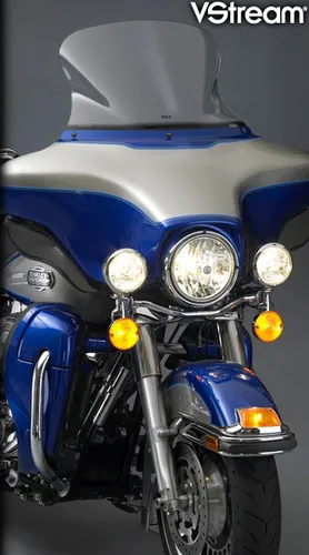 National Cycle Fairing Mount V-Stream Windscreen Windshield 14in. Clear