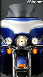 National Cycle Fairing Mount V-Stream Windscreen Windshield 10.75in. Smoke