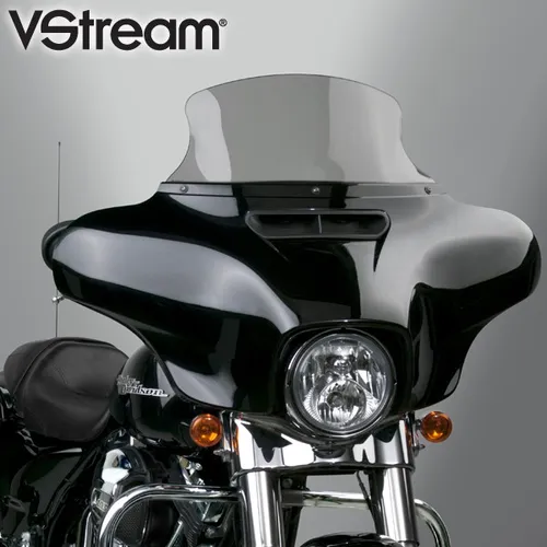 National Cycle Fairing Mount V-Stream Windscreen Windshield 9.5in. Smoke