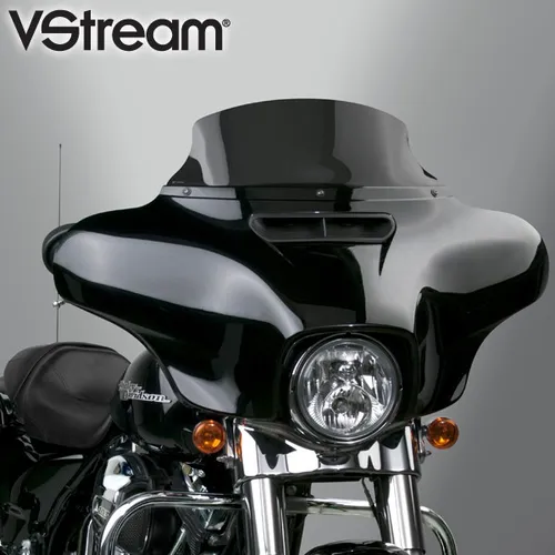 National Cycle Fairing Mount V-Stream Windscreen Windshield 7.25in. Dark