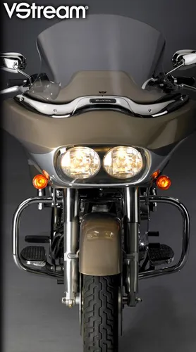 National Cycle Fairing Mount V-Stream Windscreen Windshield 15.25in. Clear