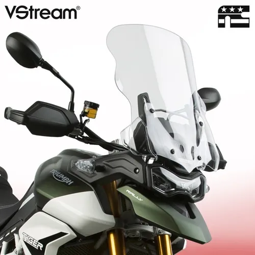 National Cycle Fairing Mount V-Stream Windscreen Windshield 21.25in. Smoke