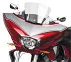 National Cycle Fairing Mount V-Stream Windscreen Windshield 12.25in. Clear