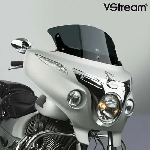 National Cycle Fairing Mount V-Stream Windscreen Windshield 11.25in. Dark