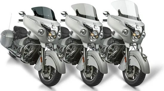 National Cycle Fairing Mount V-Stream Windscreen Windshield 14.25in. Smoke