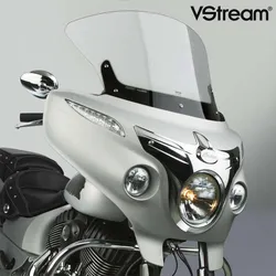 National Cycle Fairing Mount V-Stream Windscreen Windshield 17.25in. Clear