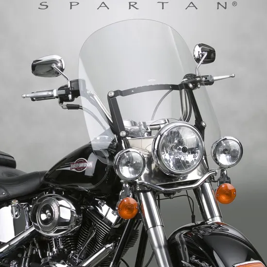 National Cycle Spartan Quick Release Windshield Windscreen Clear 18.5in. 2