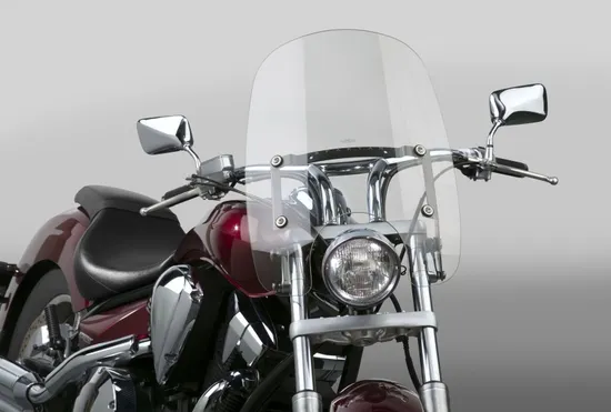 National Cycle Spartan Quick Release Windshield Windscreen Clear 18.5in.