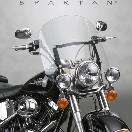 National Cycle Spartan Quick Release Windshield Windscreen Clear 17in. 2