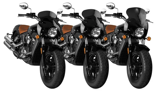 National Cycle Wave QR Quick Release Fairing Windshield Smoke 18X10.5in