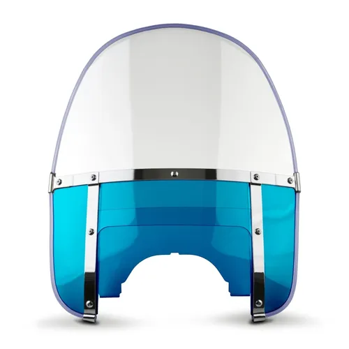 National Cycle Heritage Beaded Windshield Windscreen Blue Lower Deflector Adj