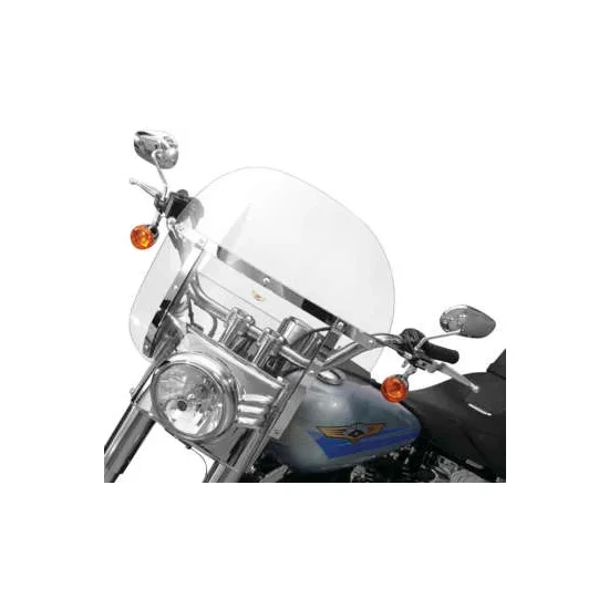 National Cycle Chopped Heavy Duty Windshield Windscreen Clear 22.5in. X 15.75in. 3