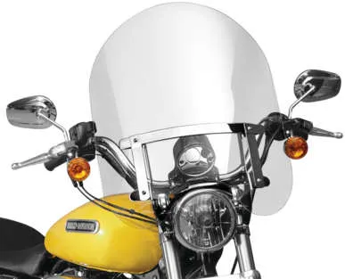 National Cycle Dakota 3.0 Tall Windshield Windscreen Clear Low Signal Mount