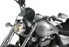 National Cycle Flyscreen Windshield Windscreen Dark Tint Chrome Hardware 9in.