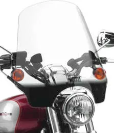 National Cycle Street Shield Windshield Windscreen Smoke 18in. Quickset 1in.