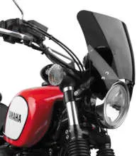 National Cycle Mohawk Windshield Windscreen Dark Tint Black Hardware 9.25in.