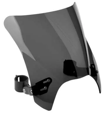 National Cycle Mohawk Windshield Windscreen Dark Tint Black Hardware 9.25in.