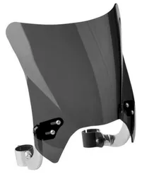 National Cycle Mohawk Windshield Windscreen Dark Tint Chrome Hardware 9.25in.