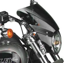 National Cycle Mohawk Windshield Windscreen Dark Tint Chrome Hardware 9.25in.
