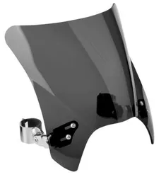 National Cycle Mohawk Windshield Windscreen Dark Tint Chrome Hardware 9.25in.