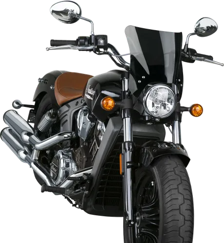 National Cycle Mohawk Windshield Windscreen Dark Tint Black Hardware 9.25in.