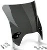 National Cycle Mohawk Windshield Windscreen Dark Tint Chrome Hardware 9.25in.