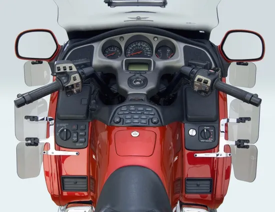 National Cycle Mirror Mount Wing Deflector Light Smoke