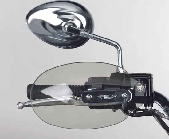 National Cycle Handlebar Air Wind Deflector Hand Guard Set Light Tint 1