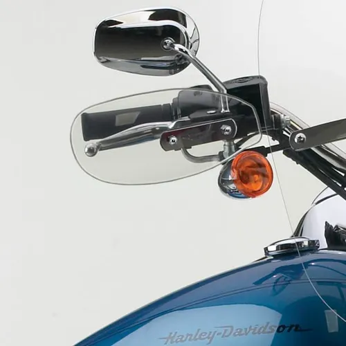 National Cycle Handlebar Air Wind Deflector Hand Guard Set Clear