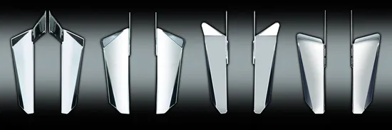 National Cycle Chrome Switchblade Windshield Lowers