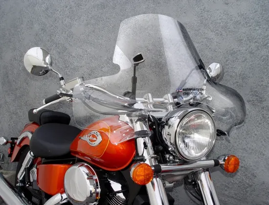 National Cycle Plexistar Windshield Windscreen Fairing Clear 18.5in.