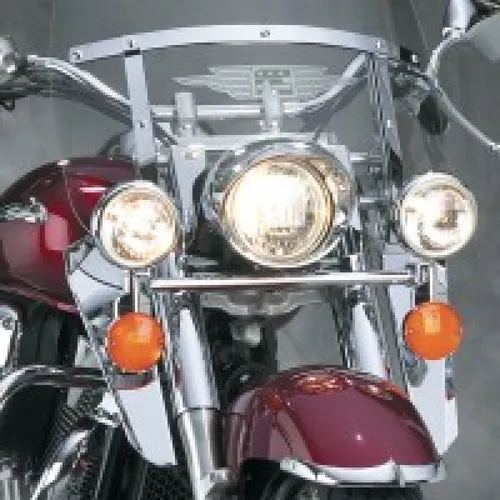 National Cycle Spotlight Light Bar Chrome w Turn Signals DOT EC Approved 3