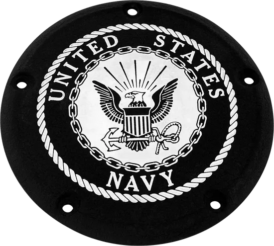 CE Black Billet Navy Derby Cover