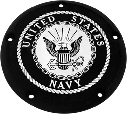 CE Black Billet Navy Derby Cover