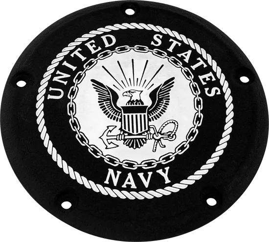 CE Black Billet Navy Derby Cover