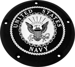 CE Black Billet Navy Derby Cover