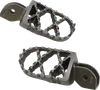 Moose Pro Serrated Foot Pegs Pair Stainless Convex