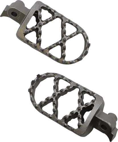 Moose Pro Serrated Foot Pegs Pair Stainless Convex