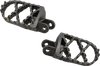 Moose Pro Serrated Foot Pegs Pair Stainless Convex