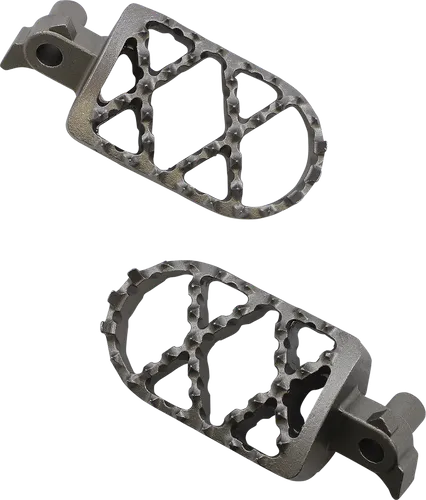 Moose Pro Serrated Foot Pegs Pair Stainless Convex