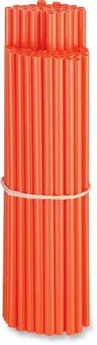 Moose Orange 80pc. Spoke Skins Covers Wraps Dirt Bike Wheel Rim Guard 3