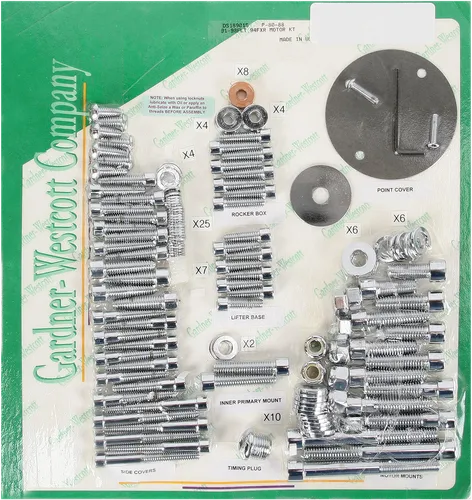 GW Chrome Steel Socket Head Engine Motor Bolt Kit