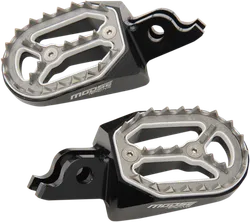 Moose Black Aluminum Qualifier Footpeg Pair