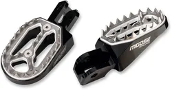 Moose Black Aluminum Qualifier Footpeg Pair