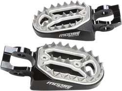 Moose Black Aluminum Qualifier Footpeg Pair