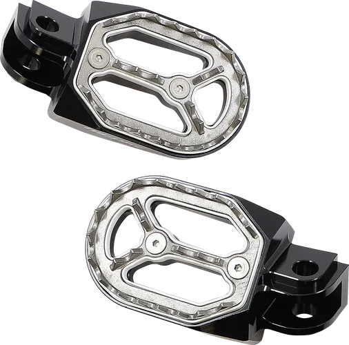 Moose Black Aluminum Qualifier Footpeg Pair