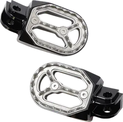 Moose Black Aluminum Qualifier Footpeg Pair